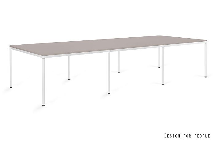 NOBE WORKSTATION 6 - WHITE FRAME + TOP