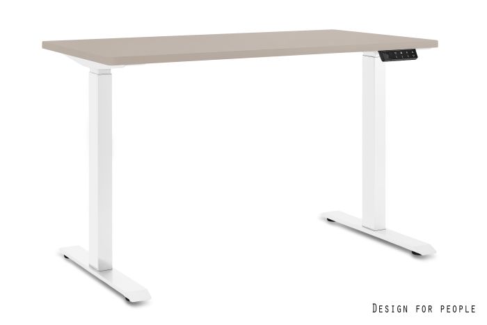 ASTRA - BIAŁY - STELAŻ I BLAT - 150X80 CM