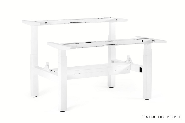 FIGHTER DOUBLE DESK - BLANCO - MARCO
