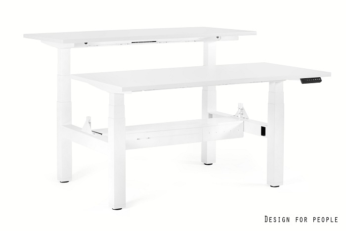FIGHTER DOUBLE DESK - BLANCO - MARCO Y TABLERO