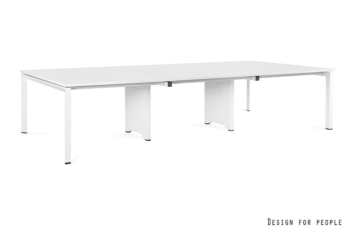 PASON - WORKSTATION 6 - BLANCO -MARCO Y TABLERO - 360X140 CM