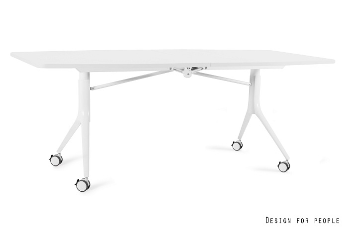 CARL TABLE - BIAŁY - STELAŻ I BLAT - 200X100 CM - YZ-02 BIAŁY