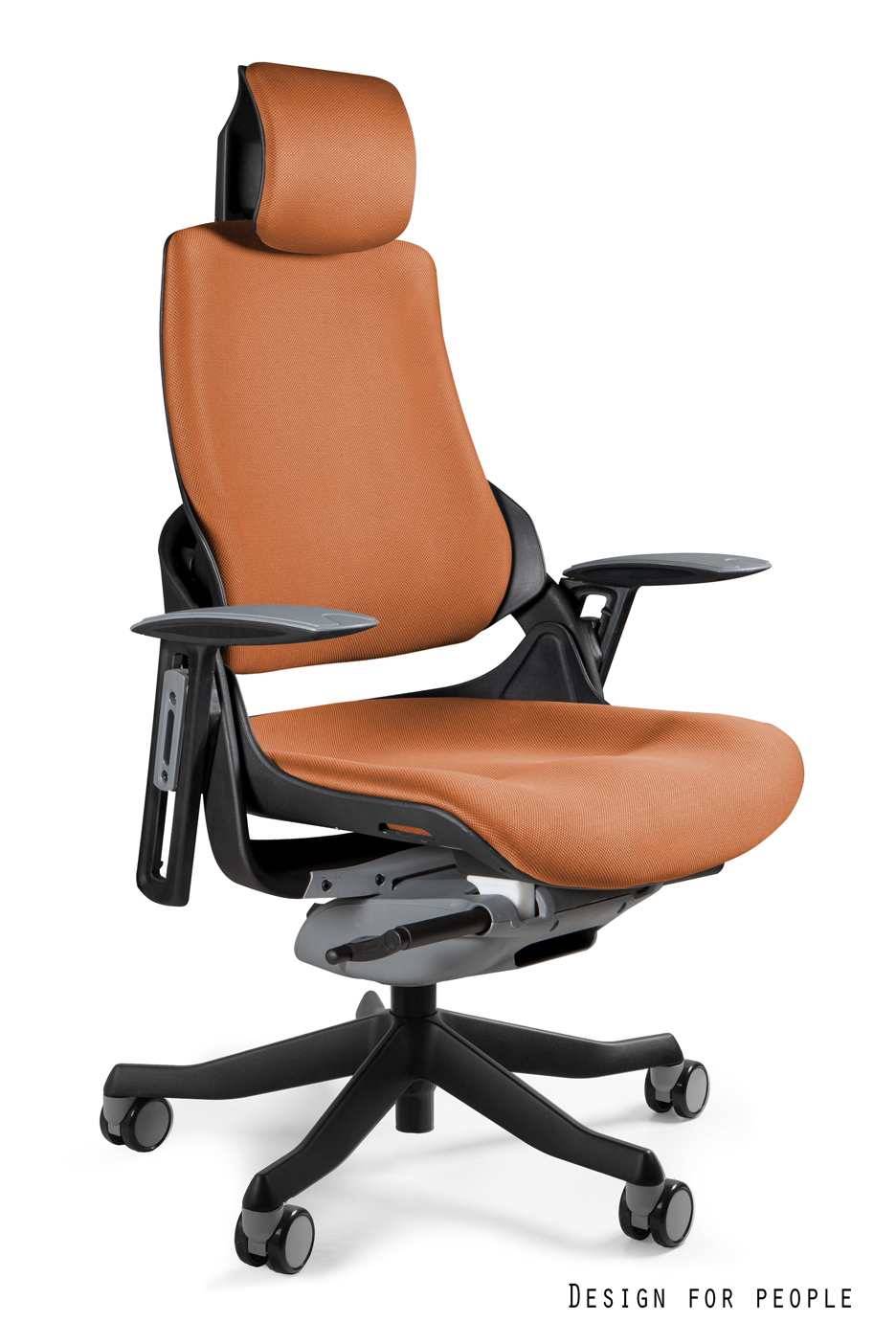 WAU - CZARNY/TKANINA BL405 MANDARIN