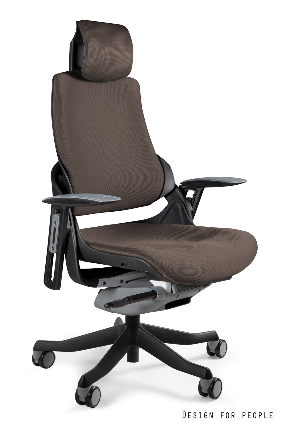 WAU - CZARNY/TKANINA BL409 TAUPE