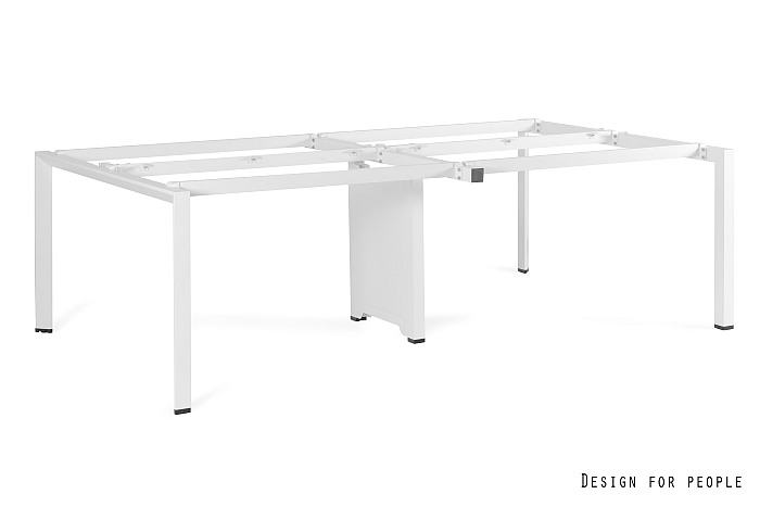 PASON - WORKSTATION 4 - BLANCO - MARCO - ANCHO 240 CM