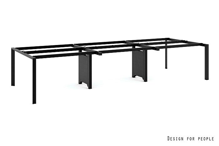PASON - WORKSTATION 6 - NEGRO - MARCO - ANCHO 360 CM