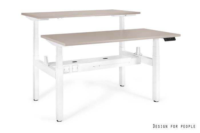 ACTIVE II - BLANCO - MARCO Y TABLERO - 2X(140X70 CM) - YZ-14 BEIGE