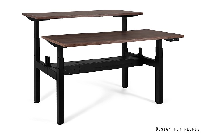 ACTIVE II - NEGRO - MARCO Y TABLERO - 2X(160X70 CM) - YZ-17 WALNUT