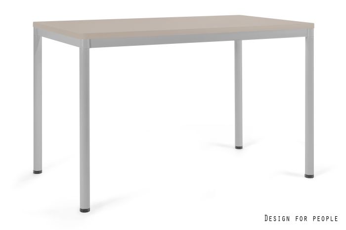 NOBE MANAGER DESK - GREY FRAME, TOP 120X70 CM - YZ-14 BEIGE