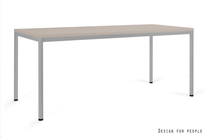 NOBE MANAGER DESK - GREY FRAME, TOP 180X80 CM - YZ-14 BEIGE