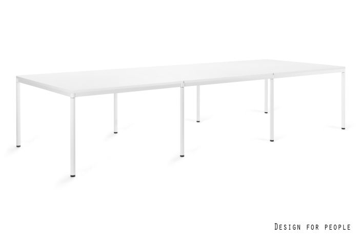 NOBE WORKSTATION 6 - WHITE FRAME, 3X TOP 120X140 CM - YZ-02 WHITE