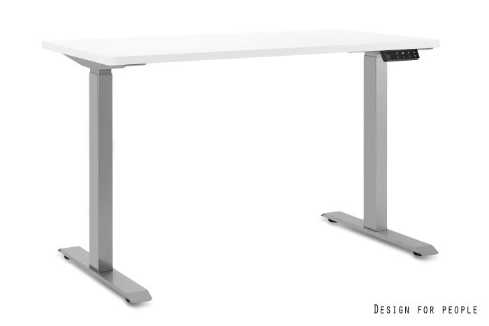 ASTRA - SZARY, STELAŻ I BLAT R30 - 150X80 YZ-02 BIAŁY