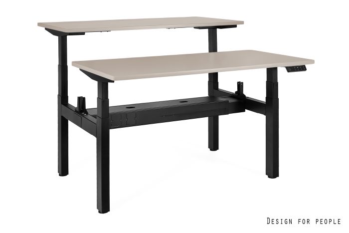 ACTIVE II - NEGRO, 2X TABLERO R30 120X70 YZ-14 BEIGE