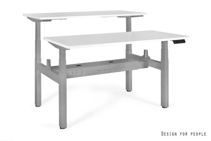 ACTIVE II - GRIS, 2X TABLERO R30 120X70 YZ-02 BLANCO