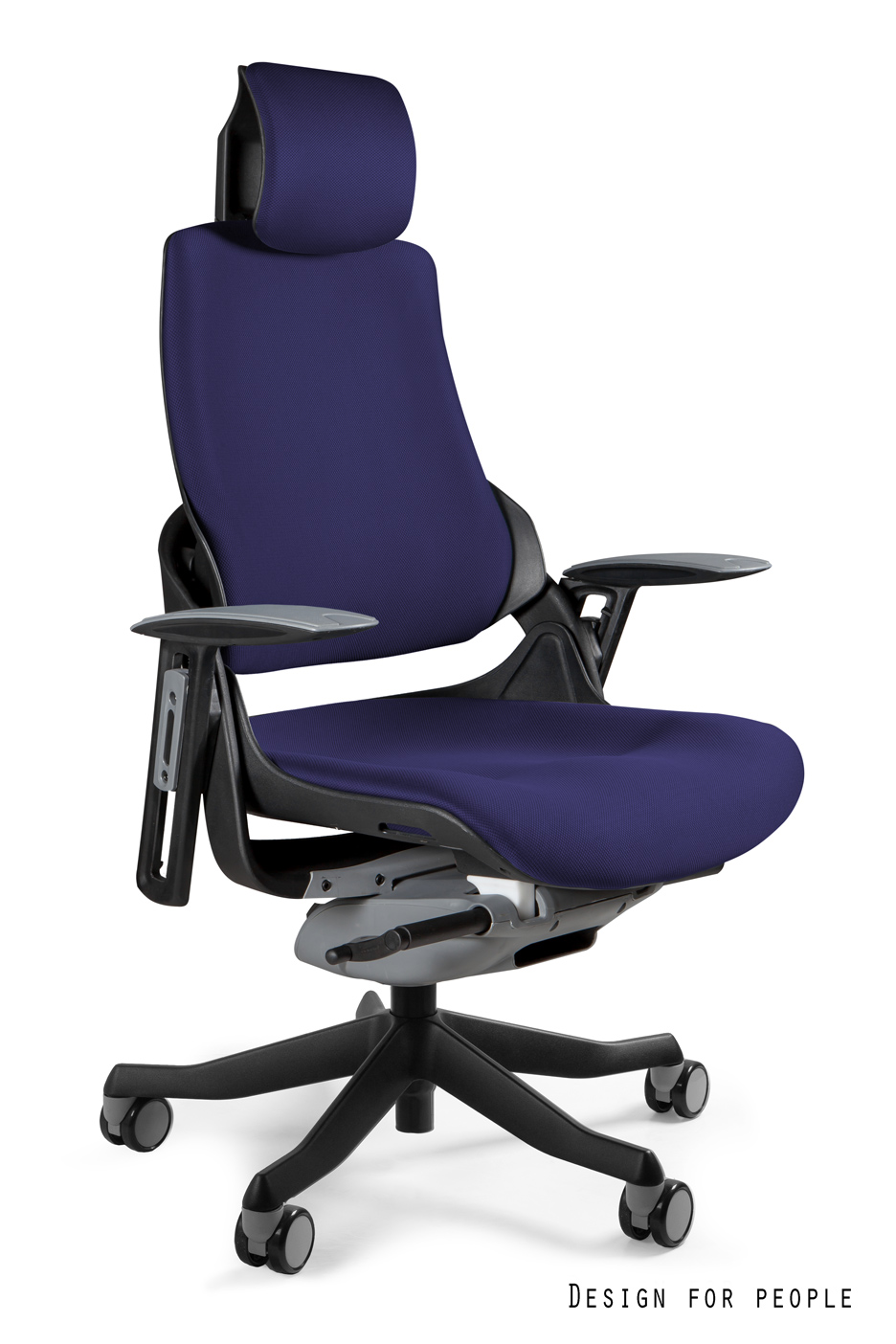 WAU - CZARNY/TKANINA BL412 NAVYBLUE