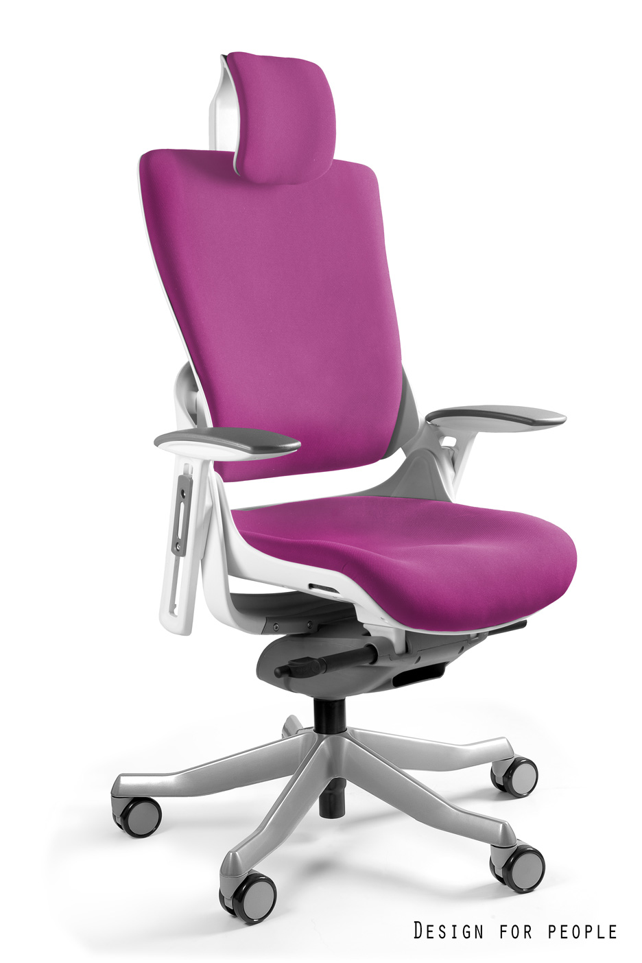 WAU 2 - WHITE/FABRIC BL401 MAGENTA